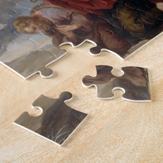 Transfiguratie (olie op koper) legpuzzel (Zijkant)