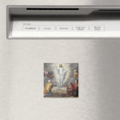 Transfiguratie (olie op koper) magneet (Insitu (Vaatwasser))