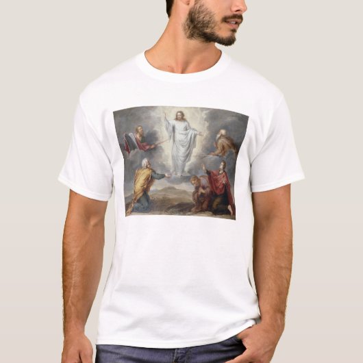 Transfiguratie (olie op koper) t-shirt (Voorkant)