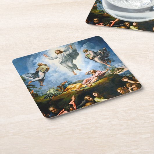 Transfiguratie, Raphael Kartonnen Onderzetters (Schuin)