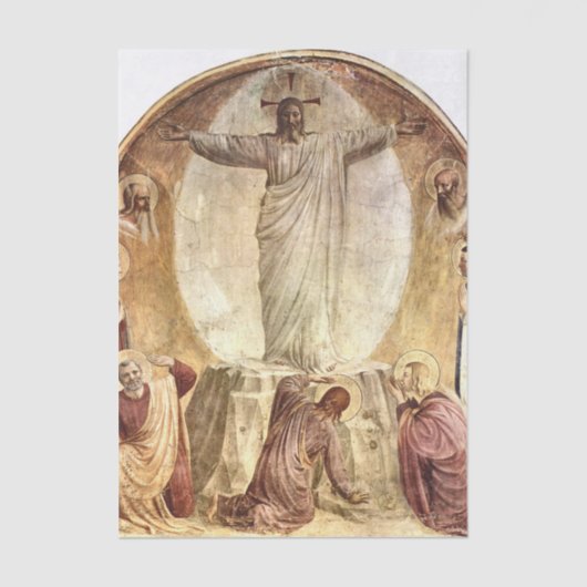 Transfiguratie van Christus door Fra Angelico Tissuepapier (Voorkant)