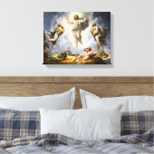 Transfiguratie van Christus - Raphaello Sanzio 152 Canvas Afdruk (Insitu (Slaapkamer))