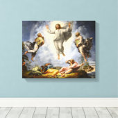 Transfiguratie van Christus - Raphaello Sanzio 152 Canvas Afdruk (Insitu (Houten vloer))