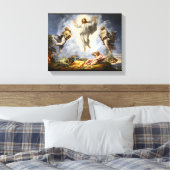 Transfiguratie van Christus - Raphaello Sanzio 152 Canvas Afdruk (Insitu (Slaapkamer))
