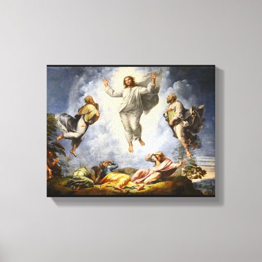 Transfiguratie van Christus - Raphaello Sanzio 152 Canvas Afdruk (Voorkant)