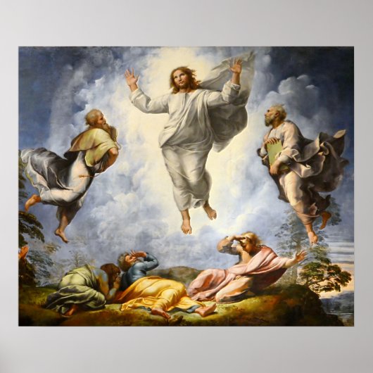 Transfiguratie van Christus - Raphaello Sanzio 152 Poster (Voorkant)
