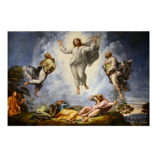 Transfiguratie van Christus - Raphaello Sanzio 152 Poster (Voorkant)