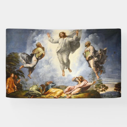 Transfiguratie van Christus - Raphaello Sanzio 152 Spandoek (Horizontaal)