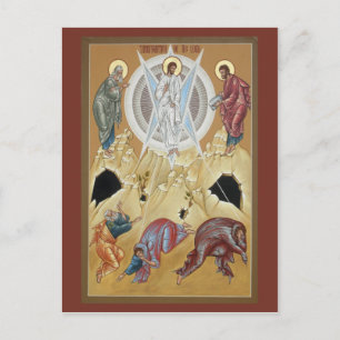 Transfiguratie van de Lord Prayer Card Briefkaart