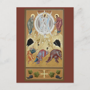 Transfiguratie van de Lord Prayer Card Briefkaart