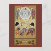 Transfiguratie van de Lord Prayer Card Briefkaart (Voorkant)