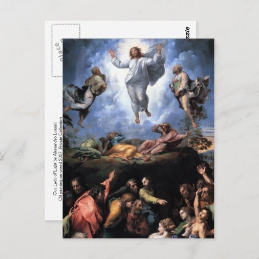 TRANSFIGURATIE VAN JESUS BRIEFKAART (Voorkant / Achterkant)