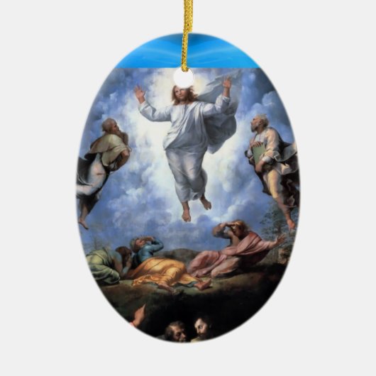 TRANSFIGURATIE VAN JESUS KERAMISCH ORNAMENT (Voorkant)