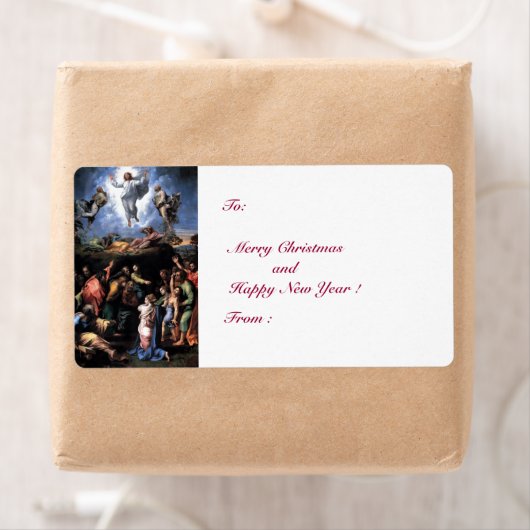 TRANSFIGURATIE VAN JESUS, wit Etiket (Insitu)