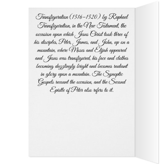 Transfiguratie van Jezus (Binnen (Links))