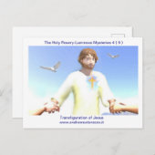 Transfiguratie van Jezus Briefkaart (Voorkant / Achterkant)