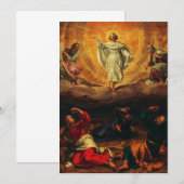 Transfiguratie van Jezus Christus Bedankkaart (Voorkant / Achterkant)