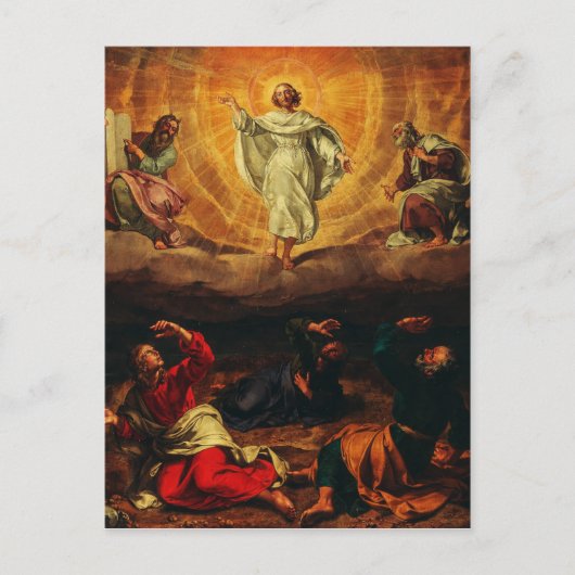 Transfiguratie van Jezus Christus Briefkaart (Voorkant)