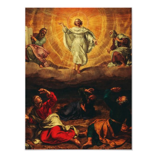 Transfiguratie van Jezus Christus Foto Afdruk (Voorkant)