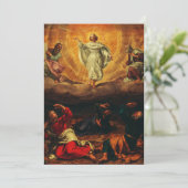 Transfiguratie van Jezus Christus Kaart (Staand voorkant)