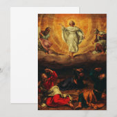 Transfiguratie van Jezus Christus Kaart (Voorkant / Achterkant)