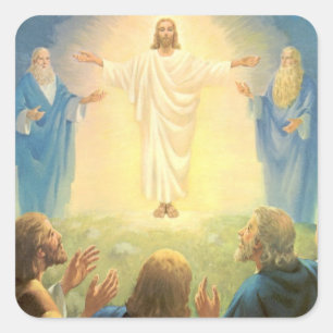 Transfiguratie van Jezus Christus, Oude Religie Vierkante Sticker