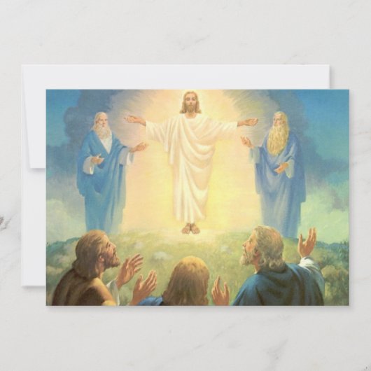 Transfiguratie van Jezus Christus,  religie Kaart (Voorkant)