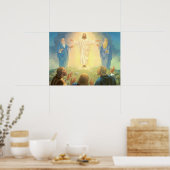 Transfiguratie van Jezus Christus,  religie Poster (Keuken)