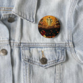 Transfiguratie van Jezus Christus Ronde Button 5,7 Cm (In situ)