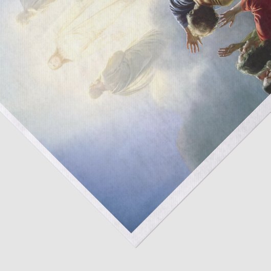 Transfiguratie van Jezus, ontkoppeling Tissuepapier (Detail)