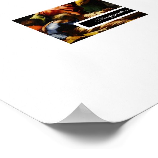 Transfiguratie van Jezus Poster (Hoek)