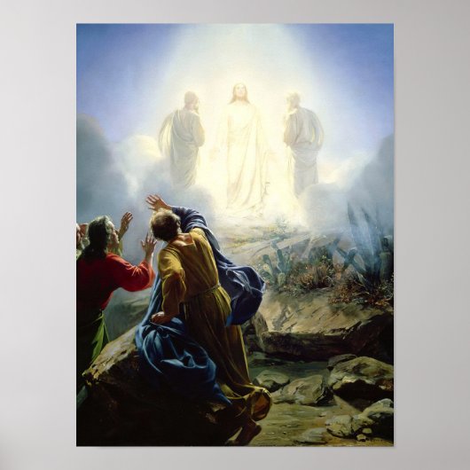 Transfiguratie van Jezus, Religieus Poster (Voorkant)