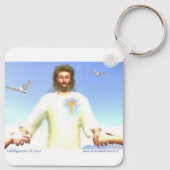 Transfiguratie van Jezus Sleutelhanger (Achterkant)