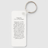 Transfiguratie van Jezus Sleutelhanger (Achterkant)