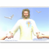 Transfiguratie van Jezus Sticker (Voorkant)