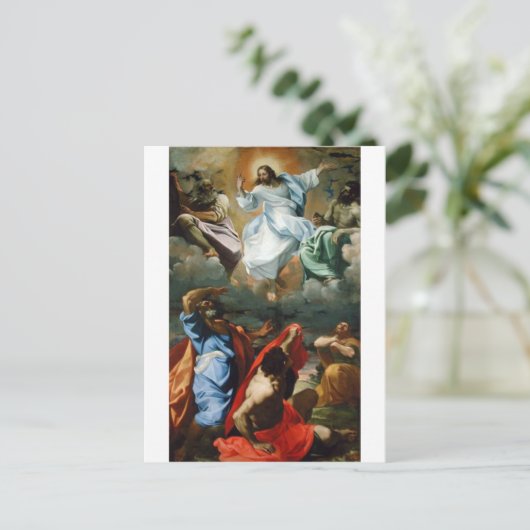 Transfiguration_by_Lodovico_Carracci. Briefkaart (Staand voorkant)