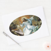 Transfiguration_by_Lodovico_Carracci. Ovale Sticker (Envelop)