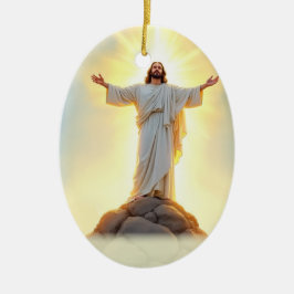 Transfiguration of the Lord God's Peace Blessings Keramisch Ornament