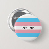 Transfons Button Ze/Them (Voorkant /achterkant)