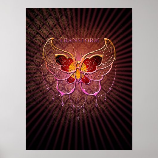 Transform Butterfly Moth - Poster (Voorkant)