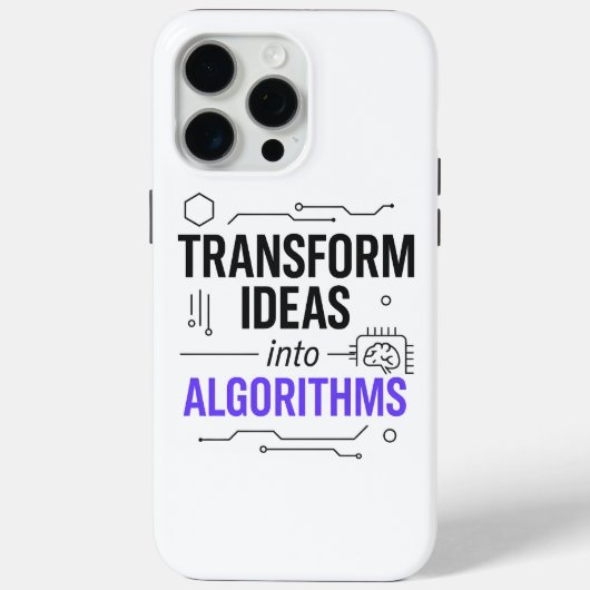 Transform Ideas Algorithm Hoesje | Tech Builder (Achterkant)