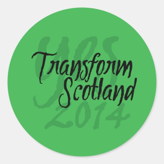 Transform Scotland sticker (Voorkant)