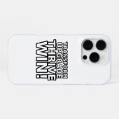 Transform Upgrade Thrive Win iPhone Hoesje (Achterkant horizontaal)