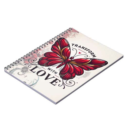 Transform with Love Journal – Self-Discovery Noteb Notitieboek (Linkerzijde)