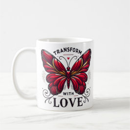 Transform with Love Mug – Crimson Butterfly Gift Koffiemok
