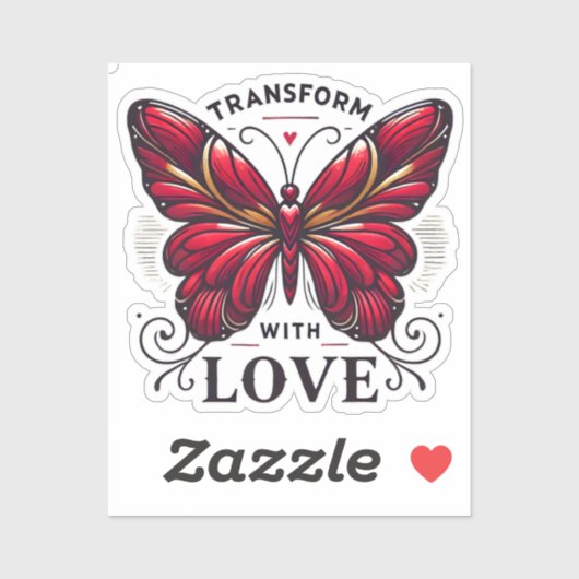 Transform with Love Sticker – Crimson Butterfly Sy (Vel)