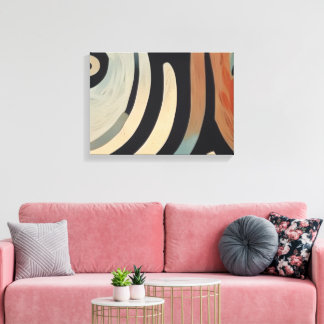 Transform Your Walls a Sacred Story Southwest Fish Canvas Afdruk