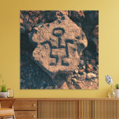 Transform Your Walls Into a Sacred Story Southwest Canvas Afdruk (Insitu (Woonkamer))