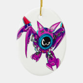 Transformable Battler Zauhawk Keramisch Ornament (Voorkant)