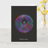 TRANSFORMATIE 001 - NEVEL - ART KAART (Gele Bloem)